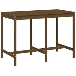 vidaXL Gartentisch Honigbraun 159,5x82,5x110 cm Massivholz Kiefer