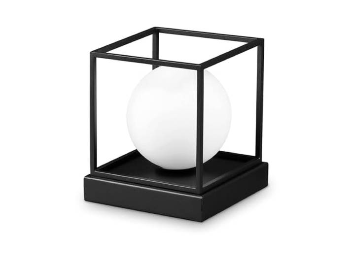 Ideal Lux LINGOTTO Globe Tischlampe Schwarz Klein