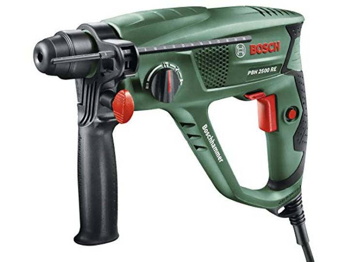 Bosch perforateur PBH 2500 RE (mandrin SDS\, butée de profondeur\, poignée supplémentaire\, étui (600 W\, diamètre de perçage béton 22 mm))