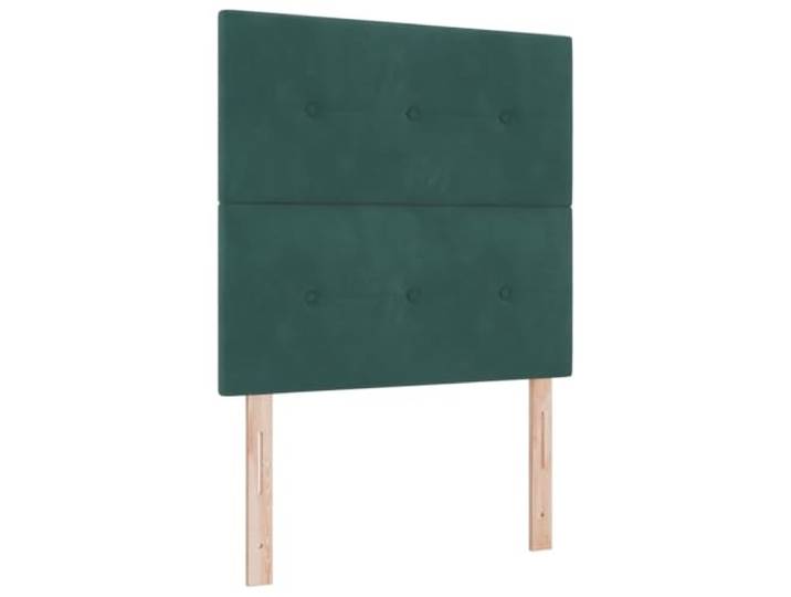 Makastle Kopfteil Dunkelgrün Samt 80x128 cm Holzrahmen 2 Höhenoptionen: 118/128 cm