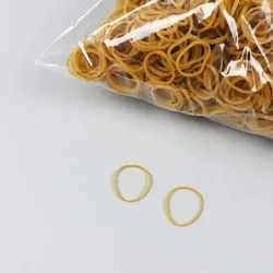 1 kg - Gummiringe, natur 1,5 mm | 20 mm, Kautschuk