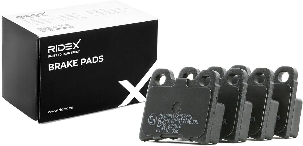 RIDEX 402B0598 Brake pad set