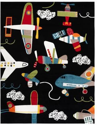 SAFAVIEH Carousel Kids Ardak Airplane Rug