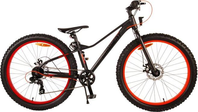 Volare Gradient Kinderfahrrad - Jungen - 26 Zoll - Schwarz Orange - 7 Gänge - Prime Collection