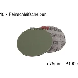10 x 3M Hookit® Trizact® d75 mm - P1000 - Feinschleifscheibe 50413
