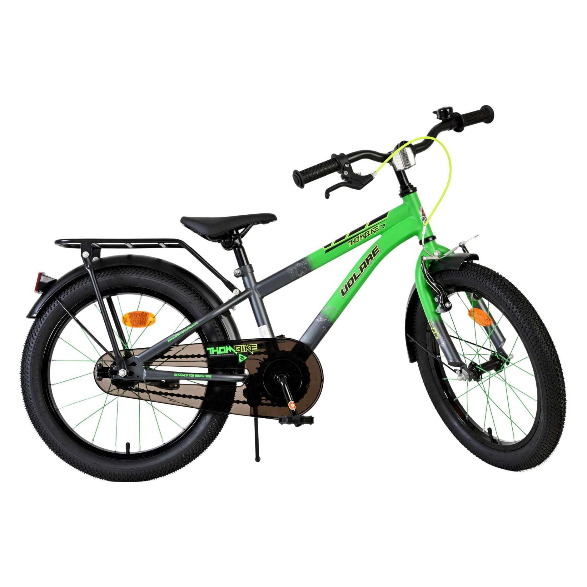 Volare - Children's Bicycle 18 - Thombike Green Grey (61859) (18") (61859)