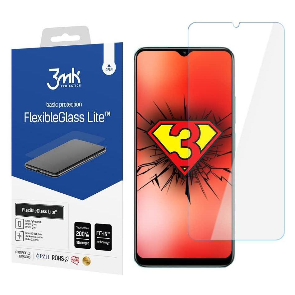 3MK FlexibleGlass Lite Realme C33 Szkło Hybrydowe Lite (1 Stk., Realme C33) (3mk FlexibleGlass Lite(1291))