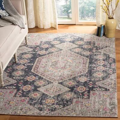 SAFAVIEH Montage Bibiane Indoor/ Outdoor Waterproof Patio Backyard Rug