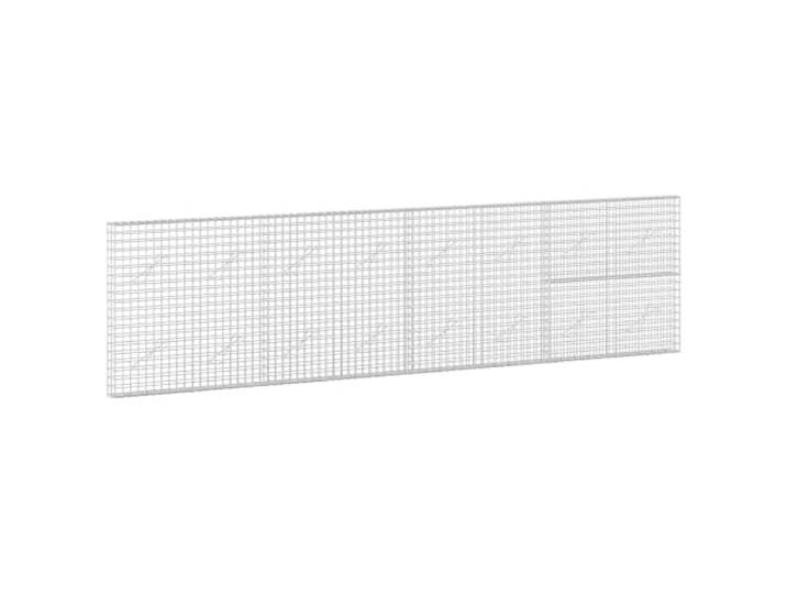 Gabion aus verzinktem Stahl, 400 x 100 x 100 cm, Maschenweite: 5 x 5 cm 5 mm Draht, Maschenweite 5 x 5 cm, Haken- und Clip-System, Verwendung im Außenbereich, für Garten und Terrasse