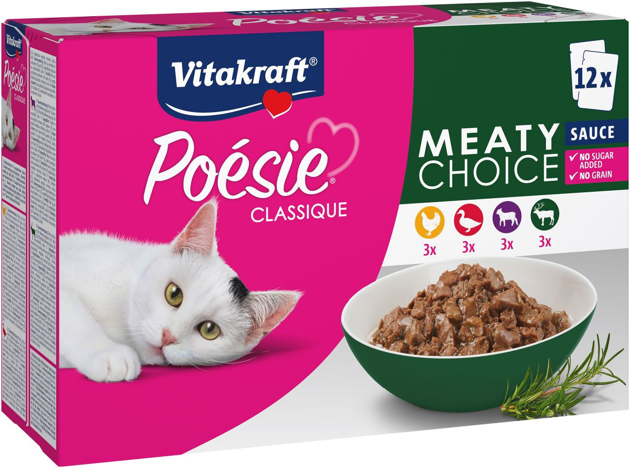 Vitakraft Italia Spa Vitakraft Poe Meatysauce12x85g