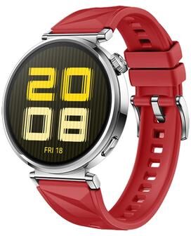 Everyday Crate Huawei Watch GT 5 41mm Silicone Watch Strap Quick Release Replacement Watch Band red