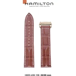 Hamilton - Rail Road Band-set Leder-braun-22/20 H690.406.106 - braun