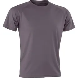 SPIRO Herren Sport Shirt 'Aircool' T-Shirt S287X grey XXS