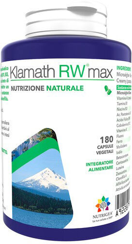 Nutrigea Klamath Rw Max Integratore di Alghe 180 Capsule