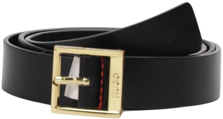 Hugo by Hugo Boss Damen Gürtel, Schwarz, Gr. 80, Leder - Second Hand