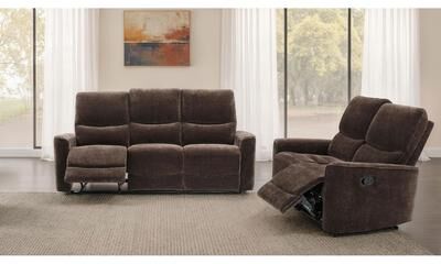 Coaster Navarro Upholstered Reclining Sofa Set