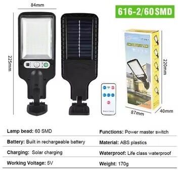 Inspired Living Solar Brilliance 108 COB Outdoor Motion Sensor Street & Wall Light 02 B