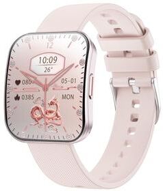 United Health Smart Watch With Heart Rate Blood Oxygen Monitor And SOS Alert pink