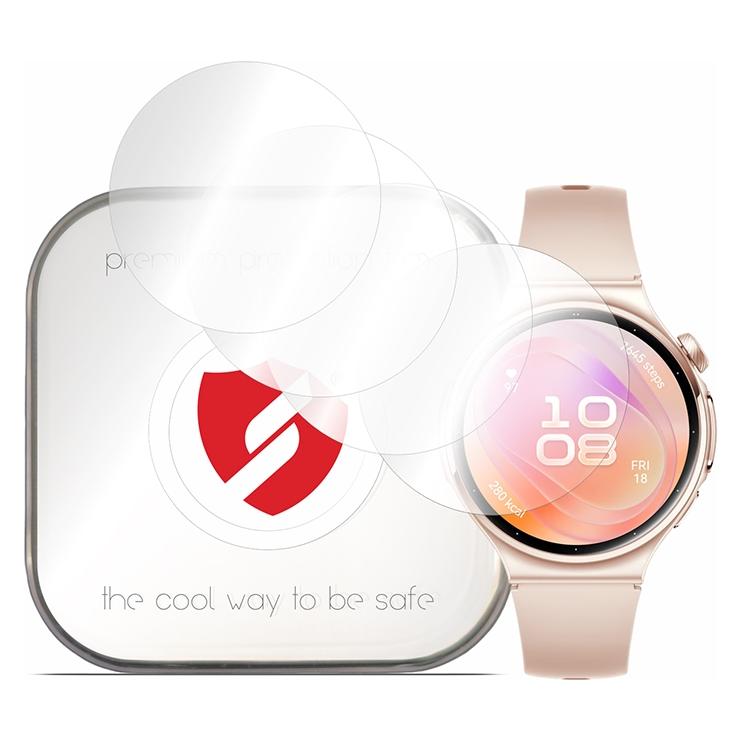Smart Protection - Premium Classic (4er-Pack) - Huawei Watch 6 42 mm - Transparent (78128481)