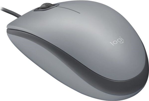 Logitech M110 Silent Mus, Grå