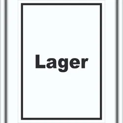 HB-Druck Lager Schild mit Text Storage Warenlager hochkant A6 (105x148mm)