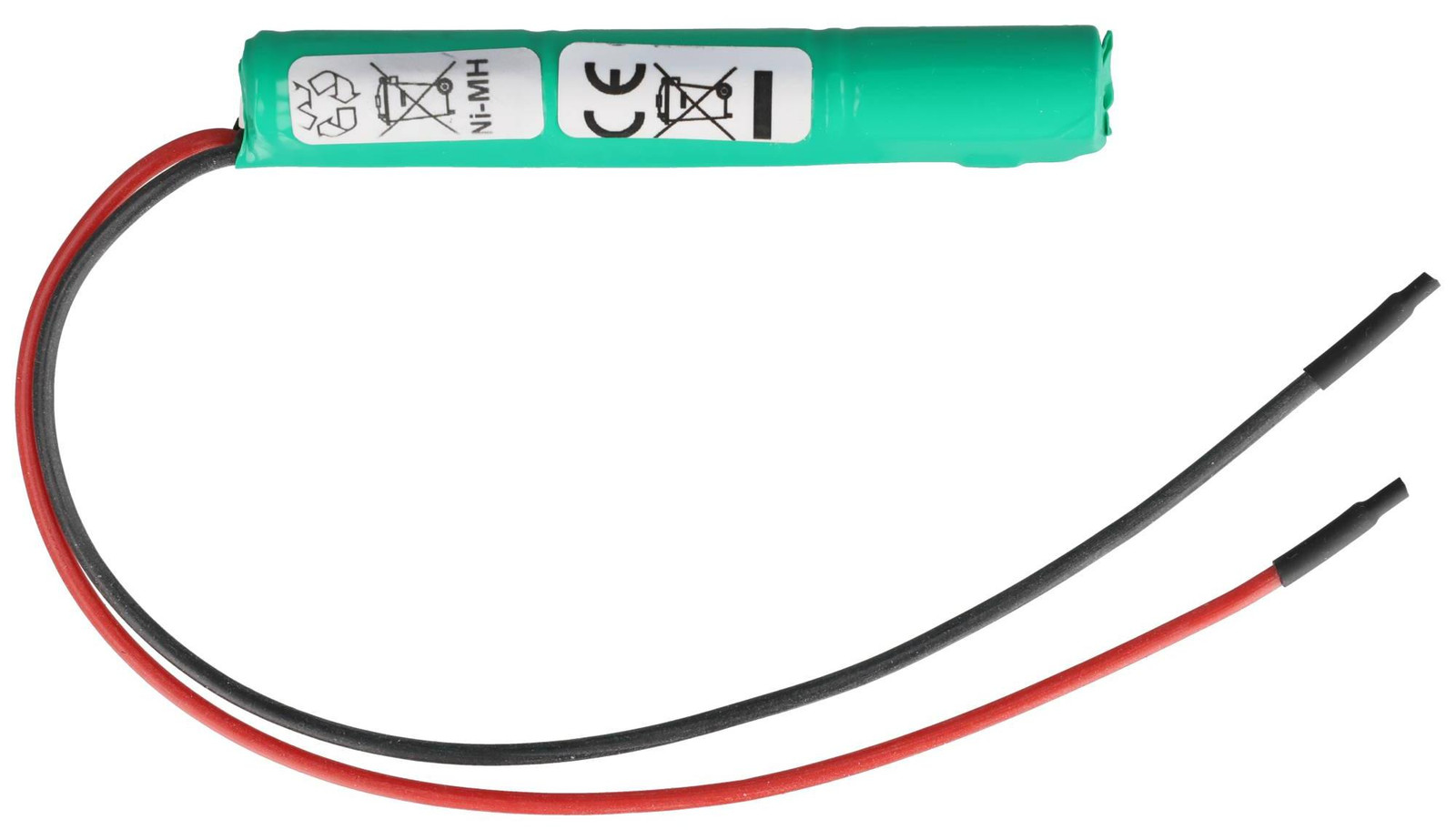 AccuCell Notlichtaccu NiMH 3,6V 500mAh L1x3 Lady N met 200mm kabel