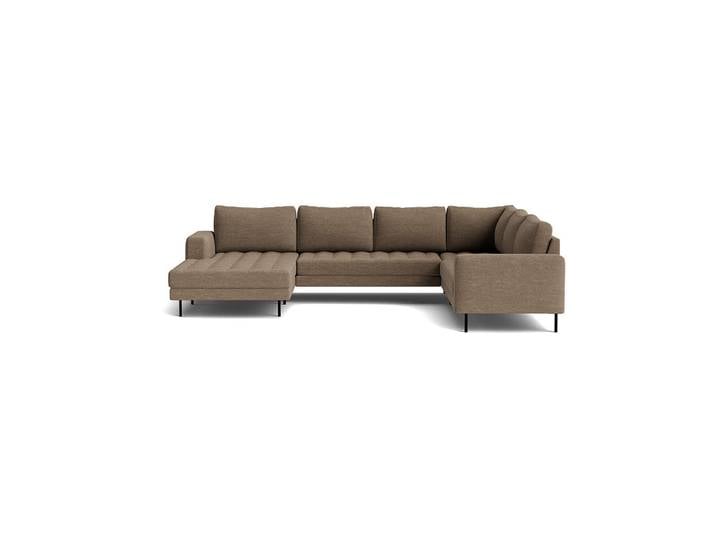 Rouge U-Form Sofa, links