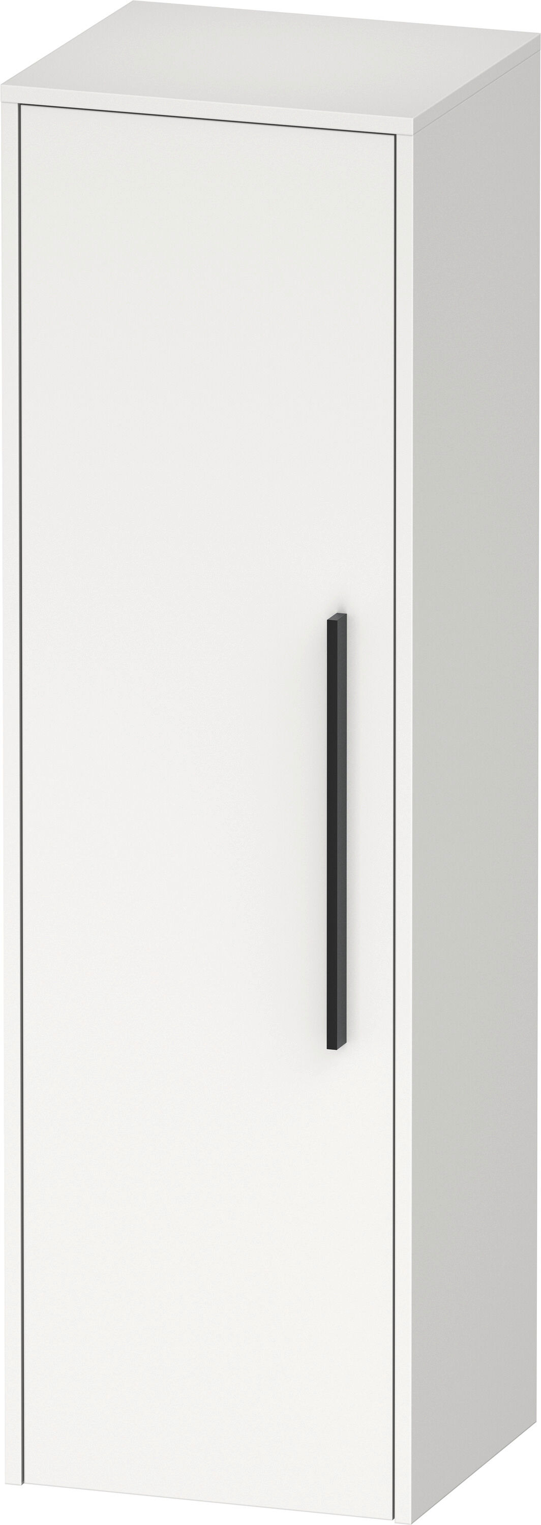 Duravit D-Code armoire mi-haute DC1338LBD180000 poignées noir diamant, blanc mat, 400x1320x36 mm
