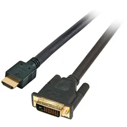EFB K5432SW.5 HighSpeed HDMI - DVI Kabel,HDMI A - DVI 24+1 St-St 5m, schwarz K5432SW5