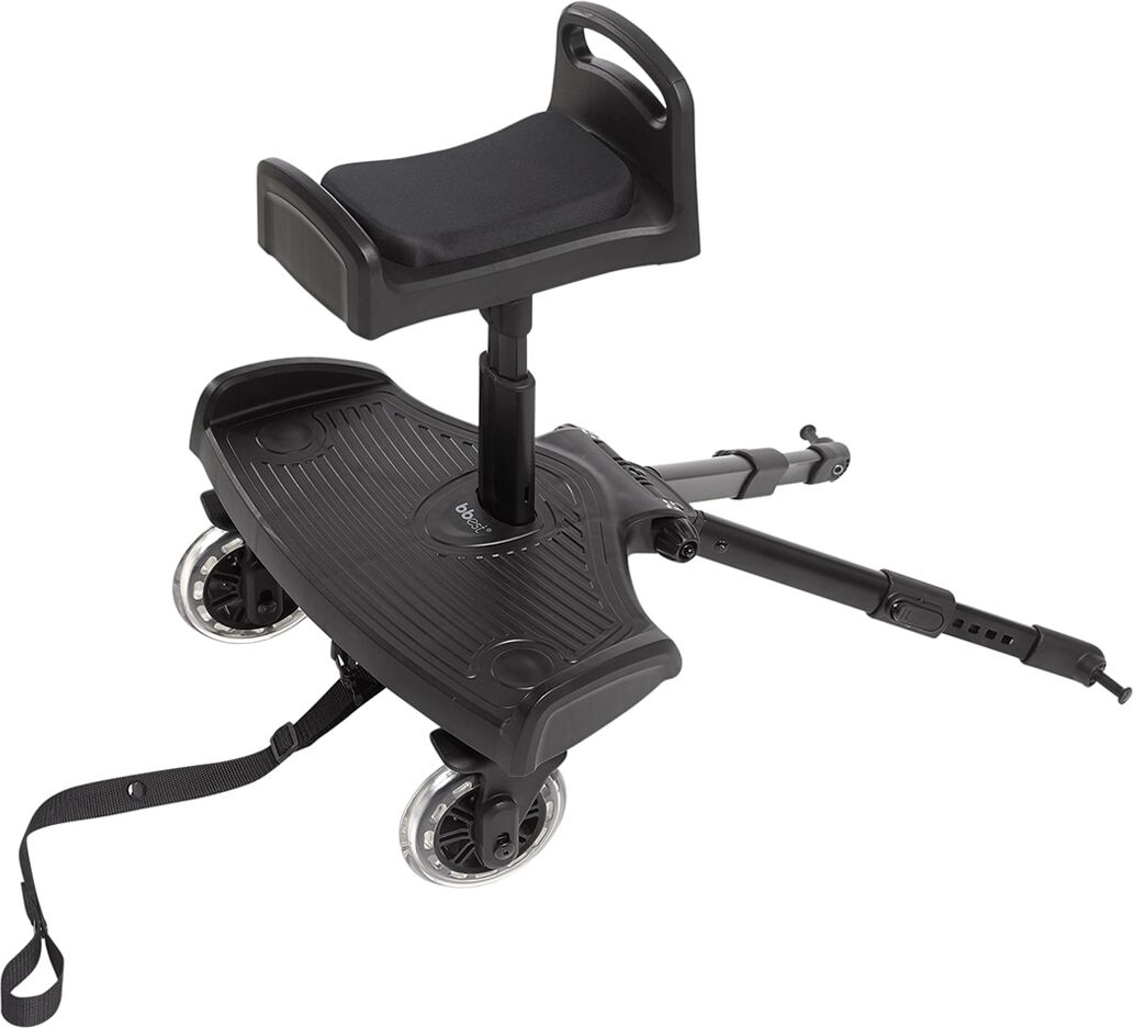 bbest Patinete Universal con Asiento para Silla de paseo negro. Negro niño