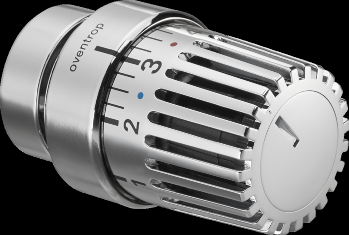 Oventrop Thermostatkopf Uni LH 1011469 chrom, fester Fühler
