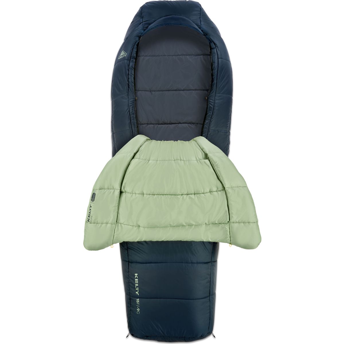 Kelty Eclipse 15 Deg midnight navy / laurel green / turbulence Regular 35432626RR
