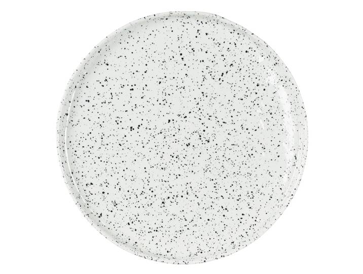 Olsson & Jensen Assiette Poppi 21 cm blanc-noir