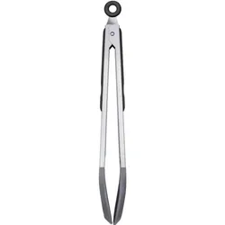 Westmark Buffetzange Round Silicone Maxi, 32.5cm, Servierbesteck, Grau, Silber