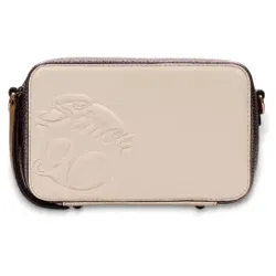 Hispanitas für Damen. BI254158 Samba Met beige Tasche (OSFA), Lässig, Polyurethan