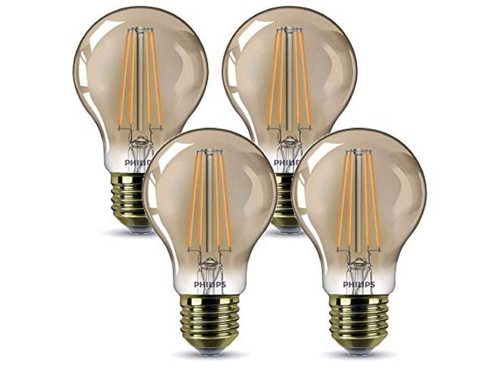 Philips E27 LED decoratieve lamp Gold Vintage Retro Design 7.5 Watt vervangt 48 Watt Flame 2000 Kelvin dimbaar