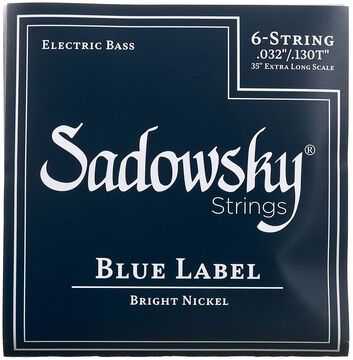Sadowsky Blue Label Ni 6-String 032-130