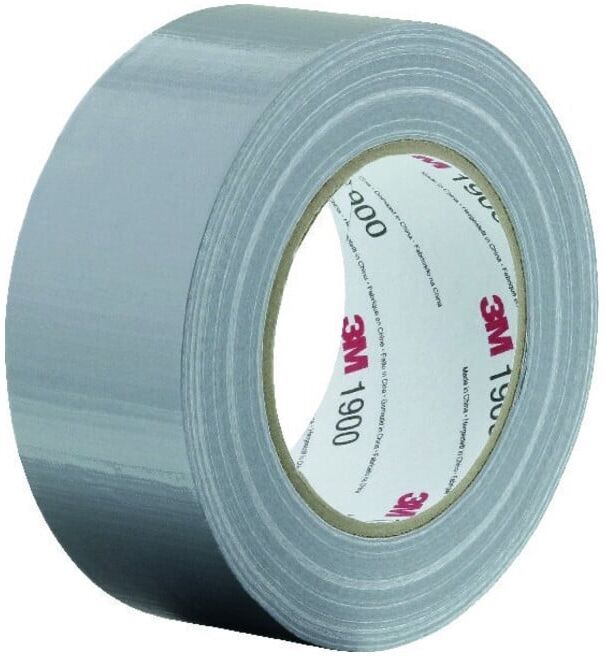 3M 1900 Ruban textile 50 mm x 50 m argent (7000032383)