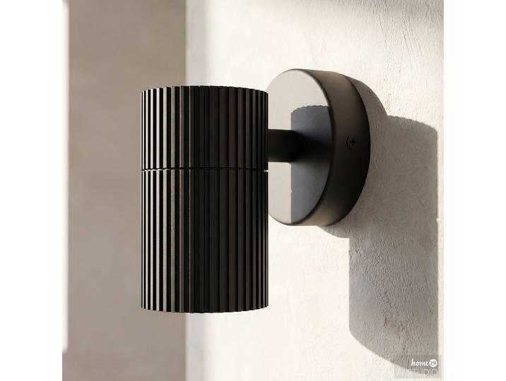Applique murale 6 x 12 x 11cm Noir/Noir