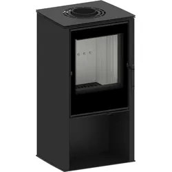 Kaminofen Hitze LUPO S 6,5 kW Freistehender Kamin Ofen Holzofen Kamin Freistehend