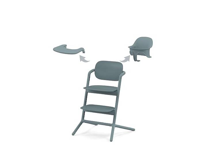 CYBEX Gold LEMO Hochstuhl 3in1-Set, Mitwachsend, ab 6 Monaten, Stone Blue