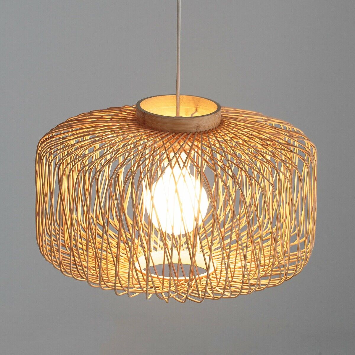 LA REDOUTE INTERIEURS Suspension en bambou diamètre 44 cm, YAKU