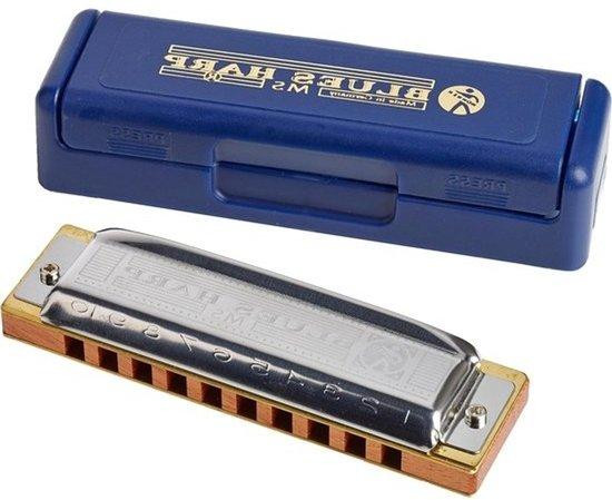 Professionele mondharmonica in e-majeur voor bluesmuziek