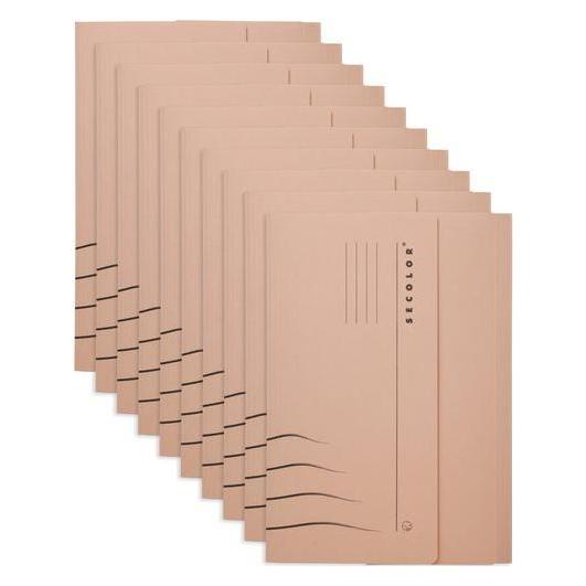 Tarifold Schnellhefter Djois Secolor Folio Pappe 250 mm x 350 mm Braun (Folio) (3103704)