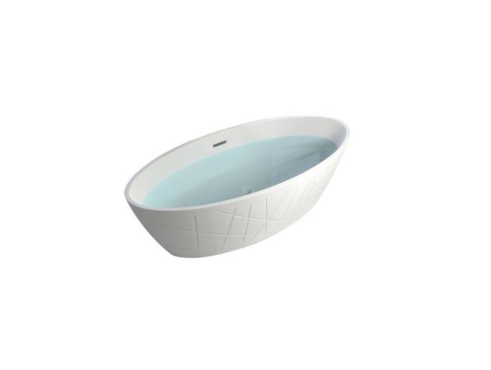 Sanotechnik Badewanne LAS Vegas, Weiß, Kunststoff, 78x58x180 cm, verstärkte Außenwände, Badezimmer, Baden & Duschen, Badewannen