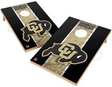 Skip's Garage Vintage Colorado Buffaloes Regulation 2x4 Cornhole Set