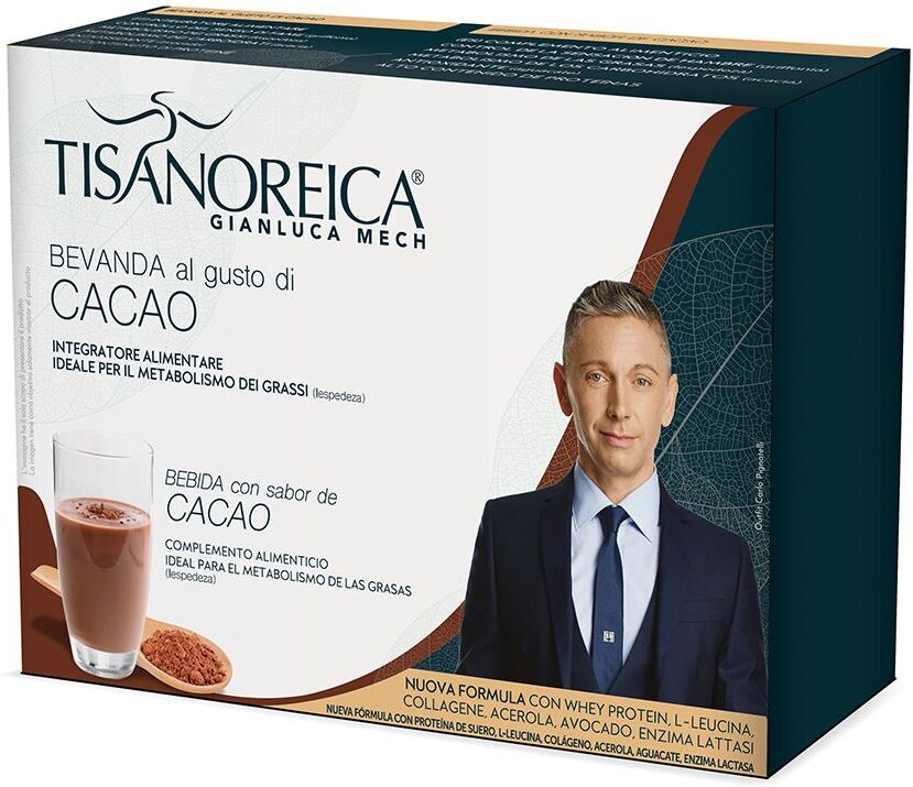 GIANLUCA MECH Srl Tisanoreica Bevanda Cacao 4x31,5g - Bevanda Cacao