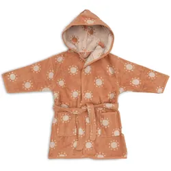 Jollein, Babybadetuch, Bademantel Frottee 1-2 Jahre Jacquard – Sun (85 x 75 cm)