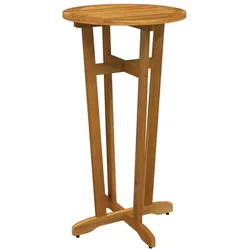 vidaXL Garten-Bartisch Ø60x105 cm Massivholz Akazie