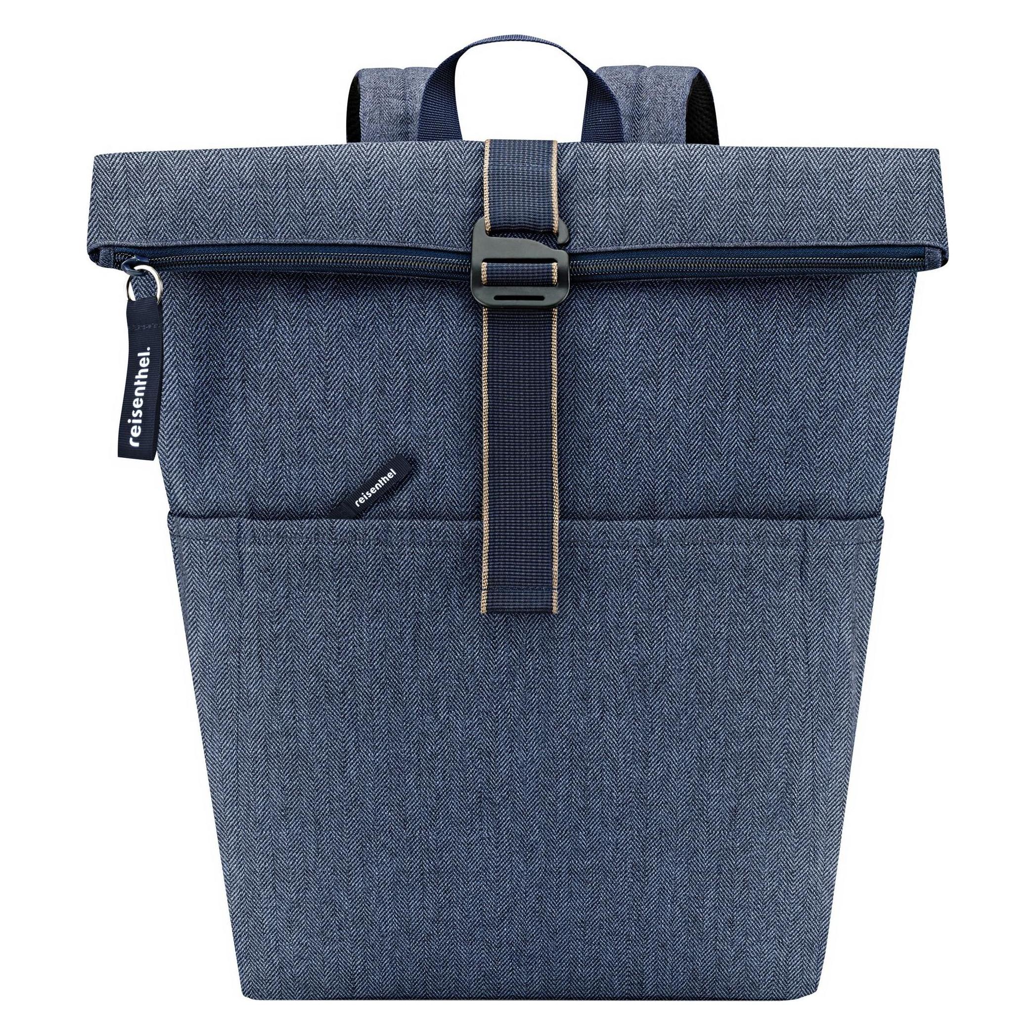 reisenthel Freizeitrucksack Rolltop backpack Herringbone Dark Blue (22 l) (EK4113)